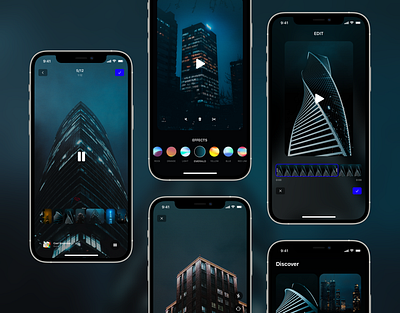 Urban iOS UI Kit V android app apps concept design flat ios minimal mobile typography ui uidesign ux