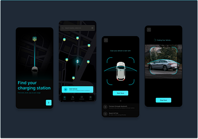 EV charging station finder charging station electric vehicle ev product design uiux user experience