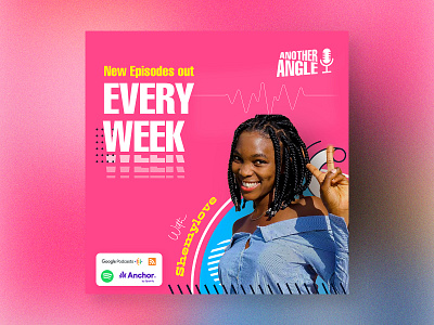 Another Angle Podcast design branding design graphic design illustration typography vector