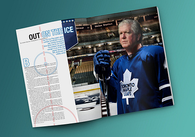 Magazine Layout Features Spread