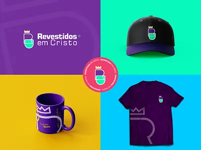 Brand Application - Revestidos em Cristo "RC" branding design graphic design illustration logo minimal typography ui ux vector