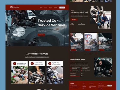 car service landingpage auto autodesk automobile automotive automotive design blue c hr car car landing car landing page cars carservice carsharing homepage repair service service car toyota ui ux