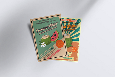 Retro Style Flyer Design fahim hasan fiverr seller graphic design illustration noksha kori retro flyer retro style vintage flyer