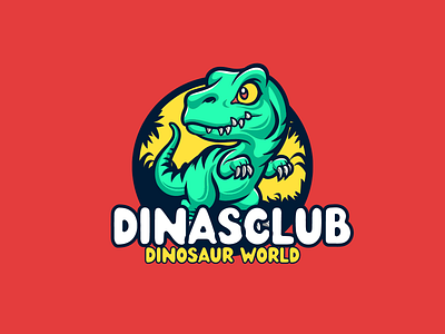 Dinosaur 3d animation app branding design feminine logo gaming logo graphic design illustration logo motion graphics twitch logo ui vector vetor logo youtube logo