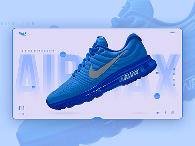 Nike Air Max Landing Page Concept daily ui design inspiration graphic design landing page lapa minimal landing page modern landing page ui uiux user interface ux web ui webdesign website website design