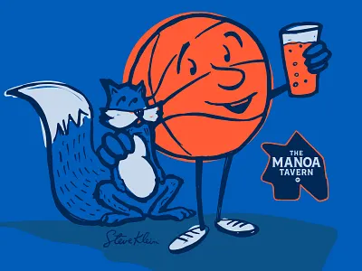 Final Four at The World Famous Manoa branding illustration vector