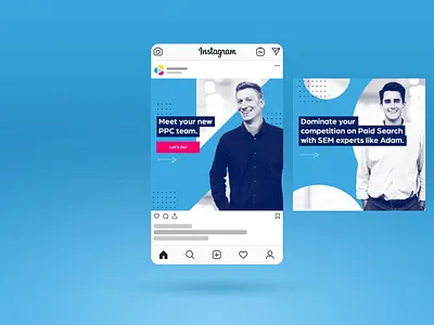Social Carousel Ads ad ads animation branding carousel design digital design facebook instagram photoshop ppc square ui