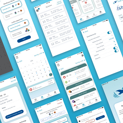 Sheaves: Scheduling App app scheduling ui ux