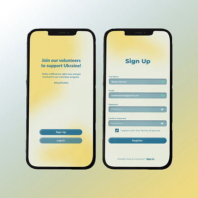 UI Challenge Day #001 // Sign Up Page app design typography ui ux