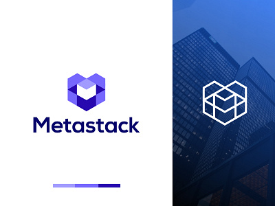 Metastack logo brand brand identity branding clean logoi color colorful logo design gradient graphic design lettermark logo designer logodesign logomark logos minimalist logo modern logo monogram typography