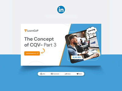 LearnGxP Banner Ad Design | Social Media Design banner banner bazaar bannerbazaar best classy concept creative banner design facebook google ad banner illustration instagram latest logo minimal modern new post social media banner trending
