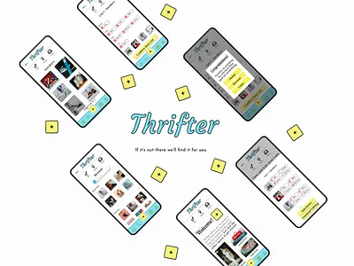 Thrifter Project design shopping ui ux