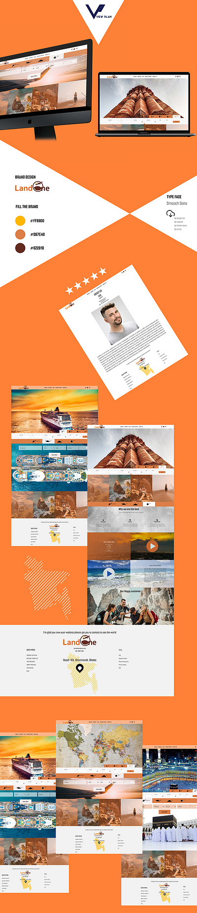 Travel agency website design case study. graphic design logo travel ui ux ux design website deesign
