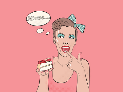 Pop-art poster design digital illustration graphic design illustration ipad photoshop pop art procreate