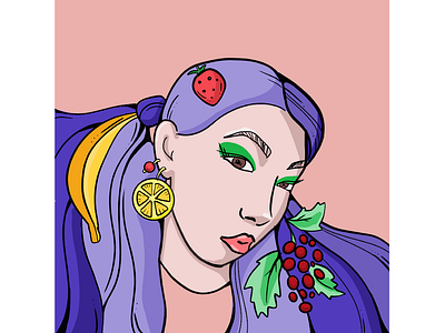 Pop art style portrait adobe photoshop avatar digital illusrtation digital portrait illustration ipad photoshop portrait procreate