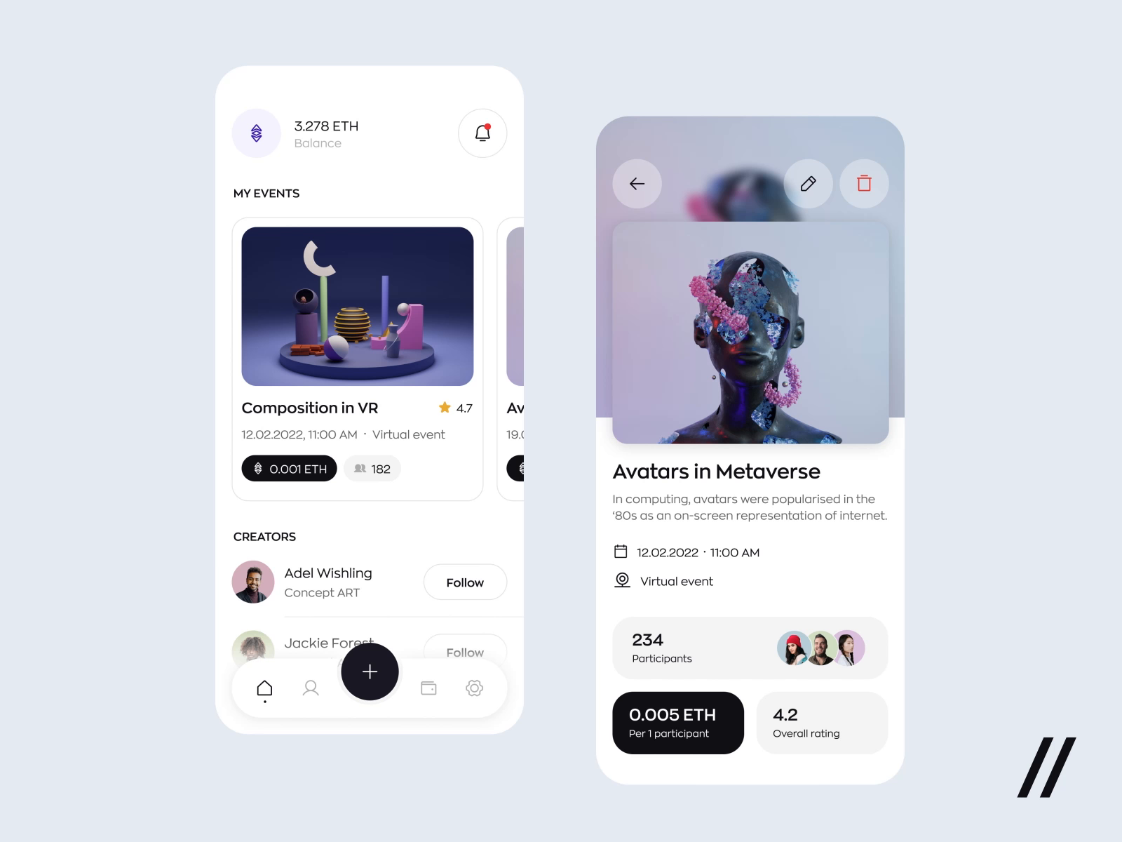Crypto Event App by Purrweb Agency for Purrweb UI/UX Agency on Dribbble
