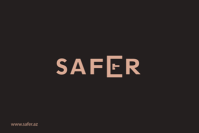 Safer logotype branding design door home door lock logo logotype symbol