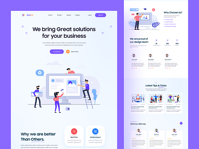 Zuora - Business Solution agency web agency branding business business growing business soluation creative design homepage illustration landing. webdesign minimal popular product designer ui ui designer visual designer web web designer web ui website design