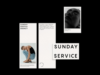 Visual Identity – Sunday Service Agency, Sydney branding design graphic design logo typography ui