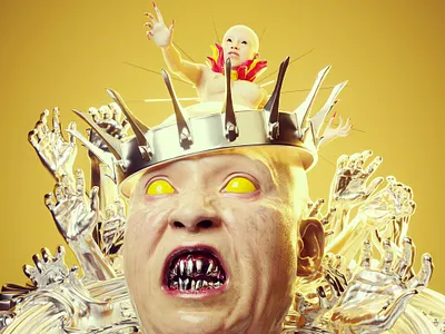 The Ruler 3d c4d freak monster nft octane render zbrush