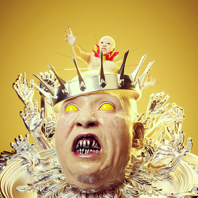 The Ruler 3d c4d freak monster nft octane render zbrush