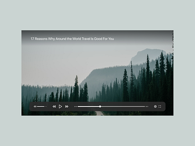Video Player app design application dailyui design figma illustration ui