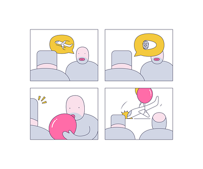 Core Technology｜核心技术靠吹 cartoon comic illustration ironic