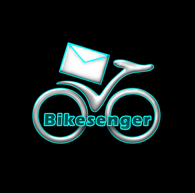 Bikesenger Logo branding graphic design logo