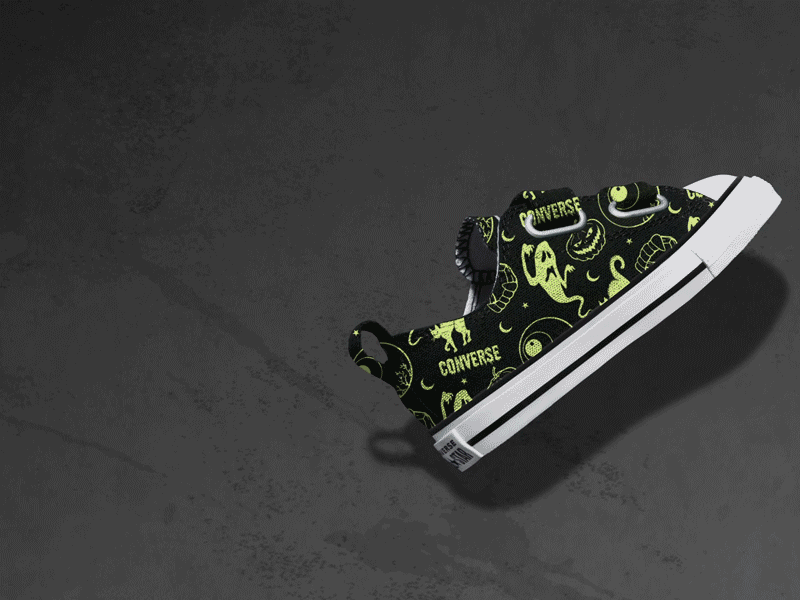 Converse - Halloween edition animation illustration motion graphics texture vector vectorart