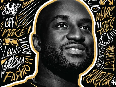 ''What Happened to Virgil' design illustration minimal virgilabloh