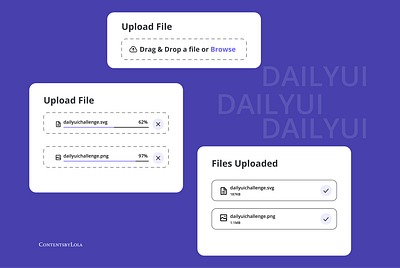 Daily UI #031 Upload File dailyui design files ui uidesign uiux upload