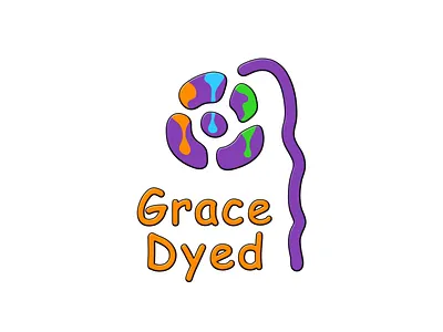 Grace Dyed Logo branding design graphic design logo