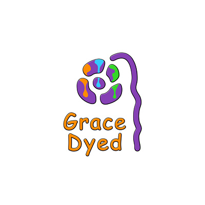 Grace Dyed Logo branding design graphic design logo