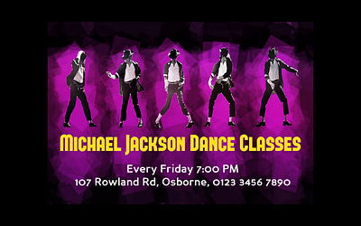 Dance classes design graphic design illustration