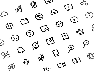 Basic Ui app icon app icon design buttons design designer flat icon icon icon set iconography illustration inspiration logo pictogram ui ux