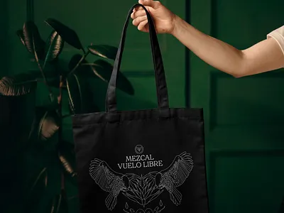 Branding work for a mezcal company. agave branding design drop eagle illustrator logo mezcal monogram packaging packaging design snake