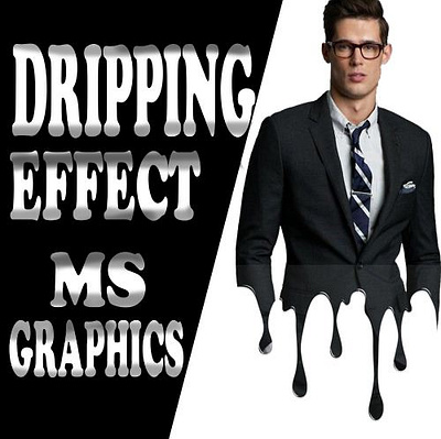 "DRIPPING EFFECT"by MS Graphics 3d animation design dripping effect graphic design illustration logo ms graphics vector