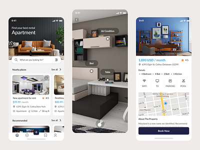 Real Estate App apartment apartment app apartment rental app app best app home rent home rent app house rent app mobile app most view app popular app real estate app rent app rental app ui ux