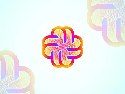 Floral Monogram Logo 05 abstract branding branding design clothing creative design elegant fashion floral geomatric gradiant graphic design illustration logo logo design logo inspiration logo mark modern monogram textile