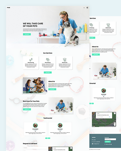 Piuse bootstrap css green peace html5 pets responsive template