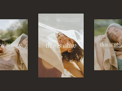Ukiyo 01/Design exploration branding graphic design layout poster poster design print design typography