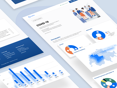 PubliCo Analytics charts design illustration infographics ui