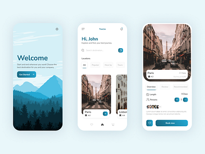 Travl.io Concept app branding design graphic design illustration minimal ui ux