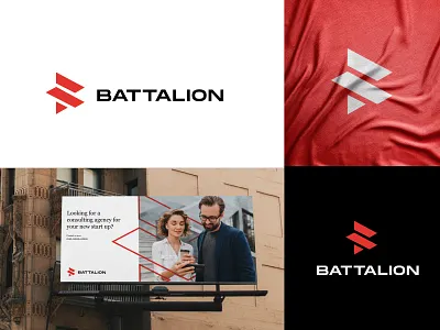Battalion - Consulting Agency Logo and Branding b logo brand identity branding branding agency consulting agency logo consulting company logo financial agency logo financial company logo fintech logo logo logodesign modern logo mortgage logo real estate logo valuation company logo
