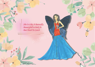 Elegance adobe illustrator butterfly digital illustration digitalart handillustrations illustration illustrator inspired manual work working space
