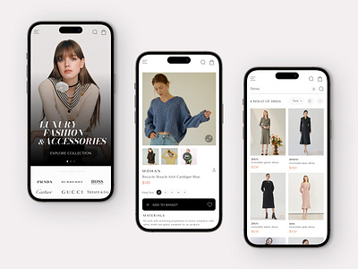 Shine Fashion E-commerce Website Design app clothes clothing design e commerce clothes fashion typography ui ux vector webdesign website