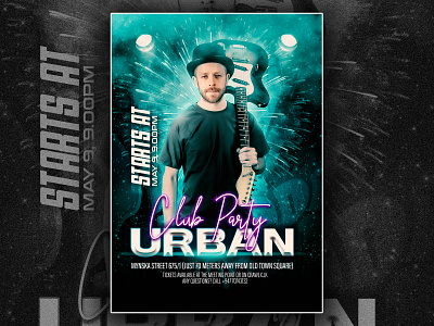 Club Urban Party Poster Design party promotion flyer