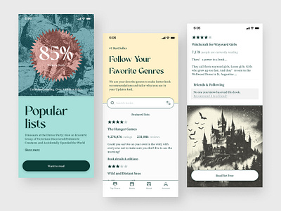 Popular Free Online Books App app branding design typography ui ux