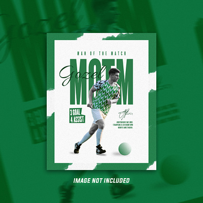 Man Of The Match Design branding graphic design illustration poster sport design