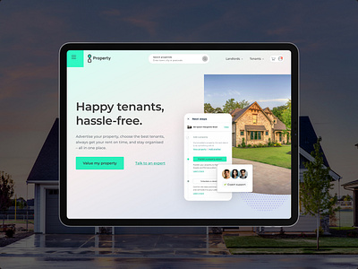 Property Buy and Sell Website Design app design landlord property property buy property sell typography ui ux vector website website design